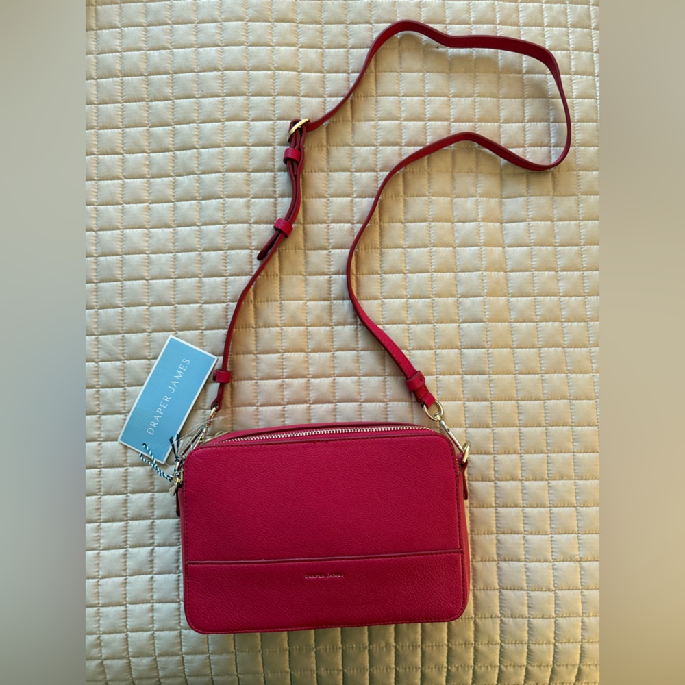 NWT Draper James leather crossbody bag